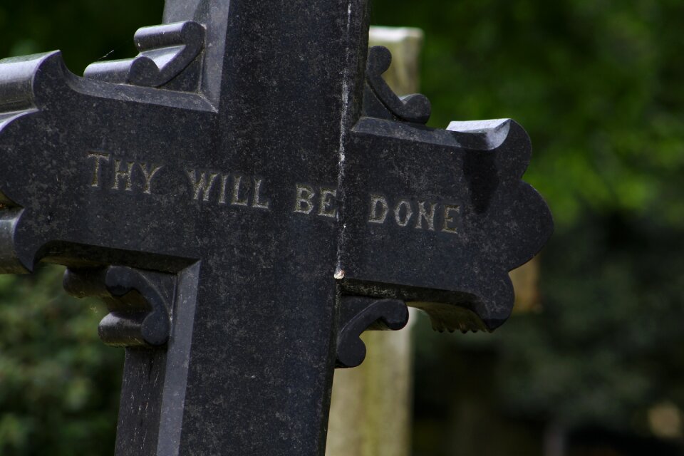 Grave thy will be done