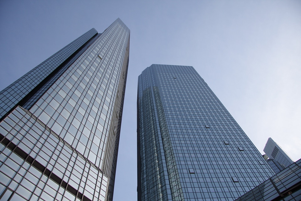 City skyscrapers architecture