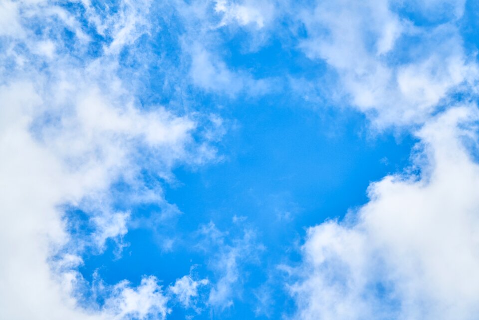 Blue clouds texture