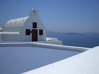 Island church sea