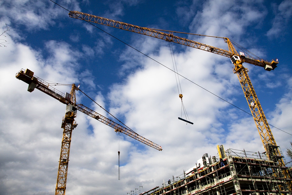 Crane construction machinery construction building