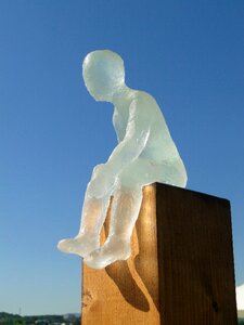 Glass sculpture art