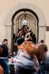Tourism passers by tuscany