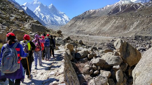 Walking rocks