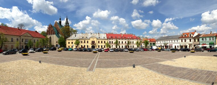 Architecture panorama the market photo