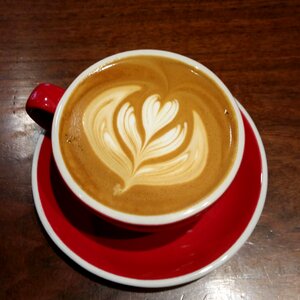 Cappuccino drink mug photo