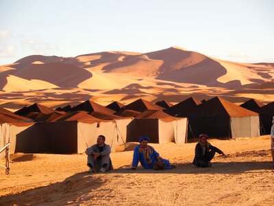 Travel sahara landscape photo