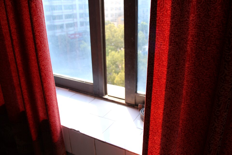 Curtains window balcony photo