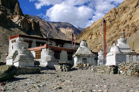 Old building asia meditation