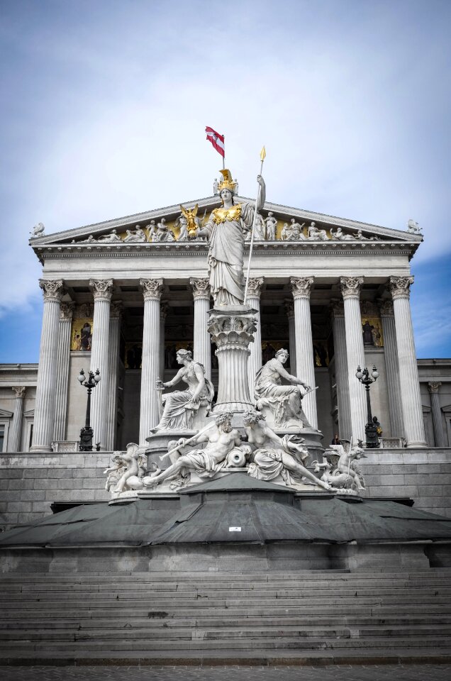Architecture building goddess of victory