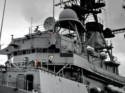 Destroyer warship wilhelmshaven photo