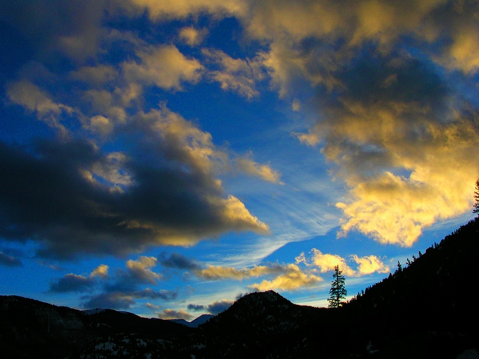 Clouds outdoors scenic photo