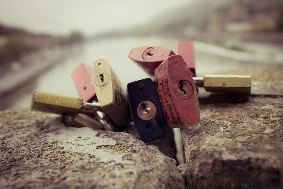 Padlocks love castle love locks