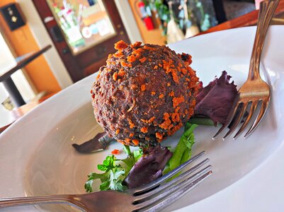 Egg cuisine coated