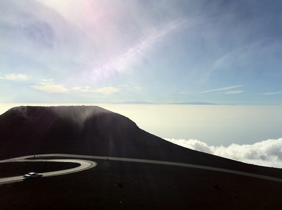 Mountain road car