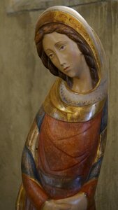 Sculpture art painted sculpture