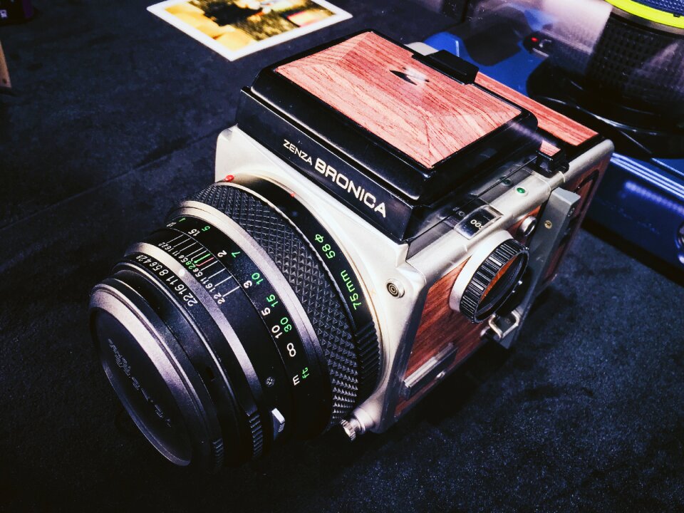 Retro camera backsheet machine old mirror
