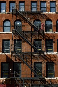 Staircase fire escape photo