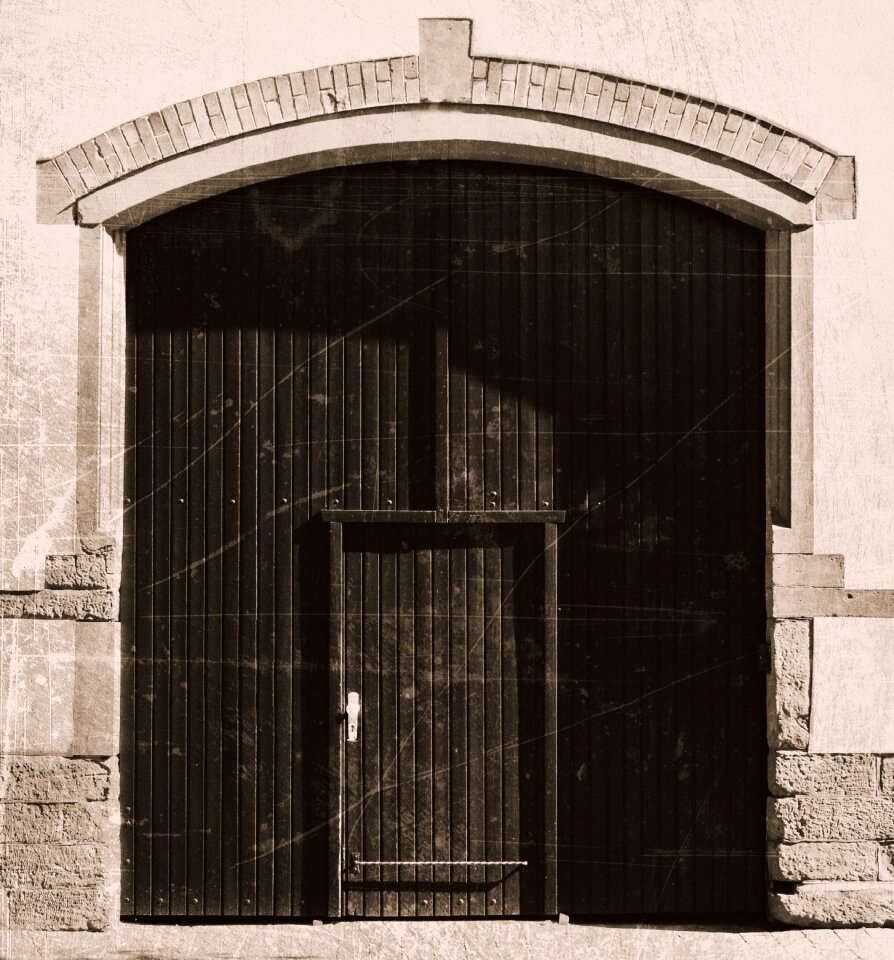 Old old fashioned old door
