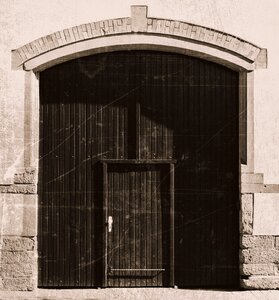 Old old fashioned old door photo