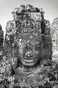 Angkor wat the bayon temple buddha statues