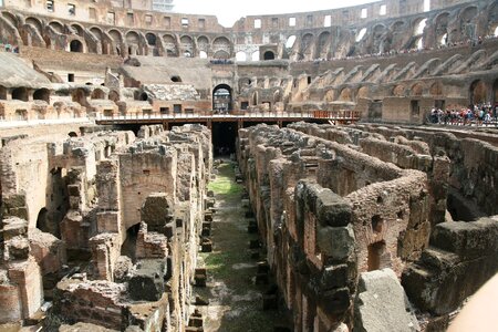 Rome colosseum lower