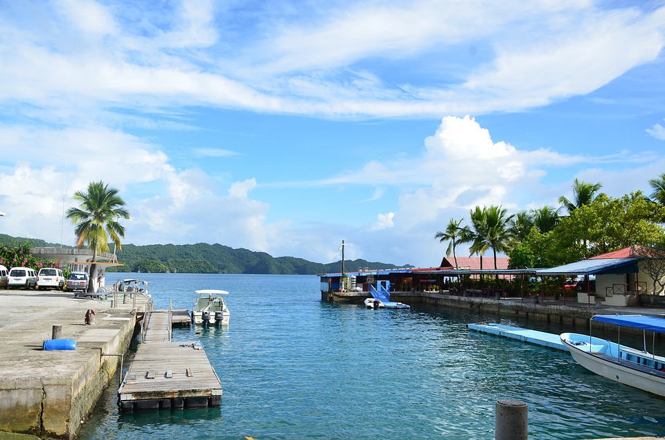 Docks boating tropical