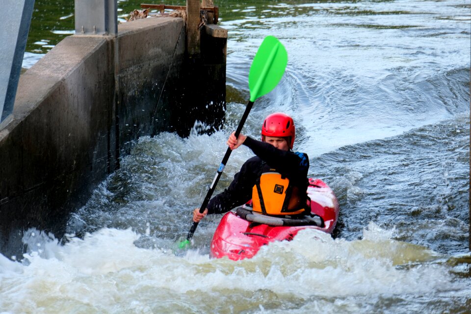 Sport canoeing water