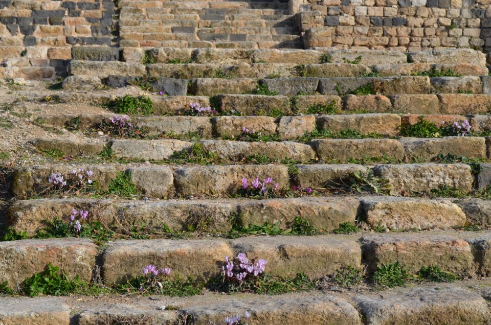 Stairs ruins stone