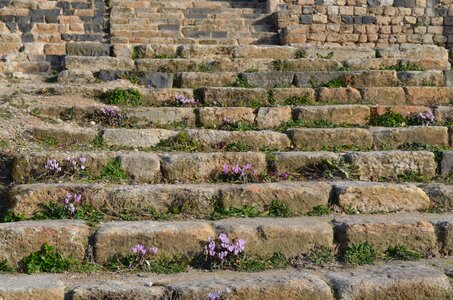 Stairs ruins stone