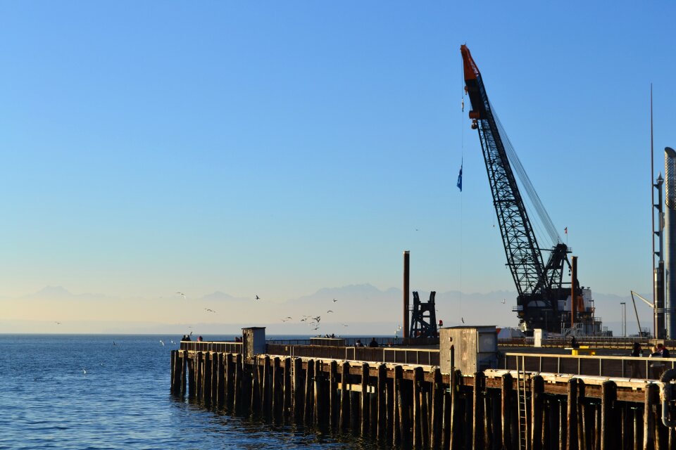 Pier industrial harbor