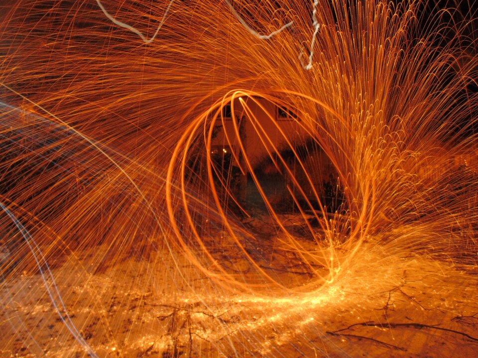 Long exposure steel wool radio
