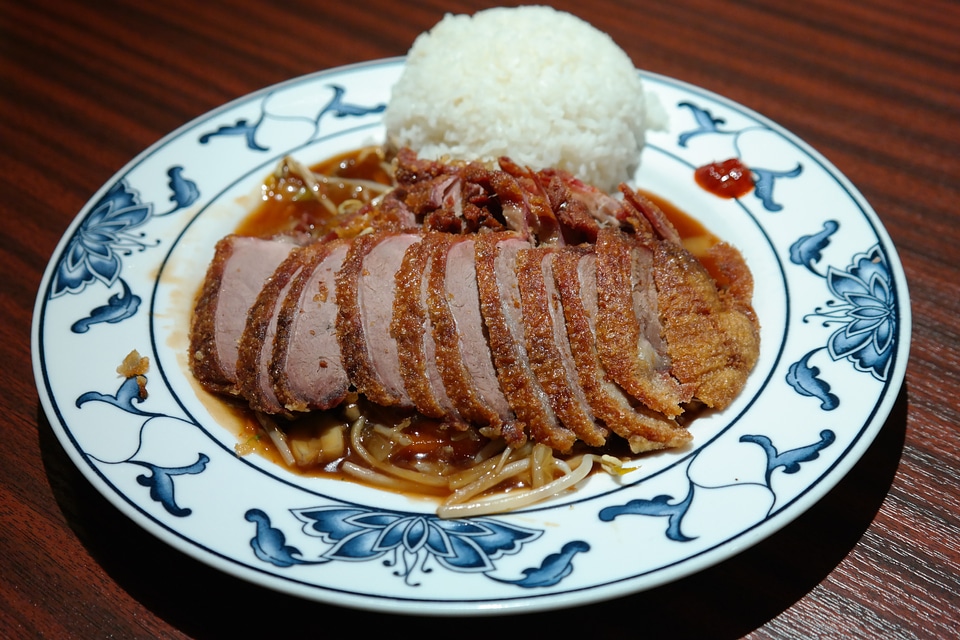 Roasted duck duck crispy duck