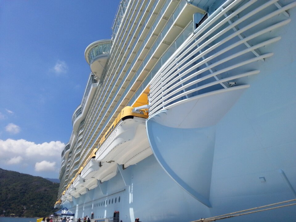 Cruise ship luxury vessel