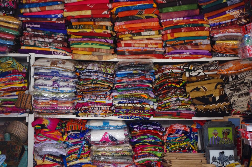 Fabrics heap market