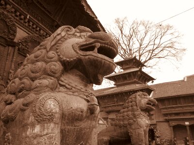 Historical monuments old palace stone statue