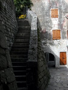 Steps old city walled city photo