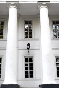 Columns white building photo