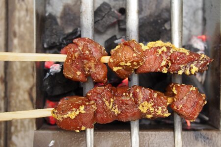 Asian meat grilled photo