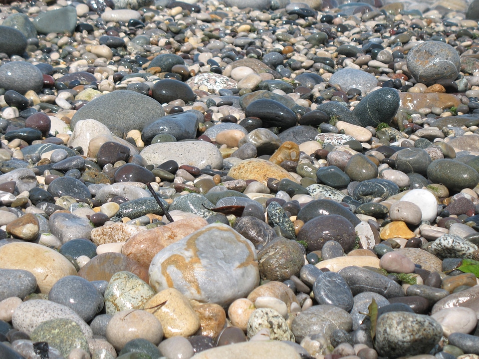 Texture stones round