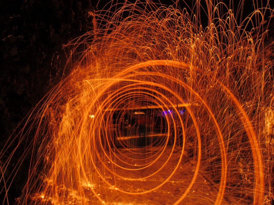 Long exposure steel wool radio