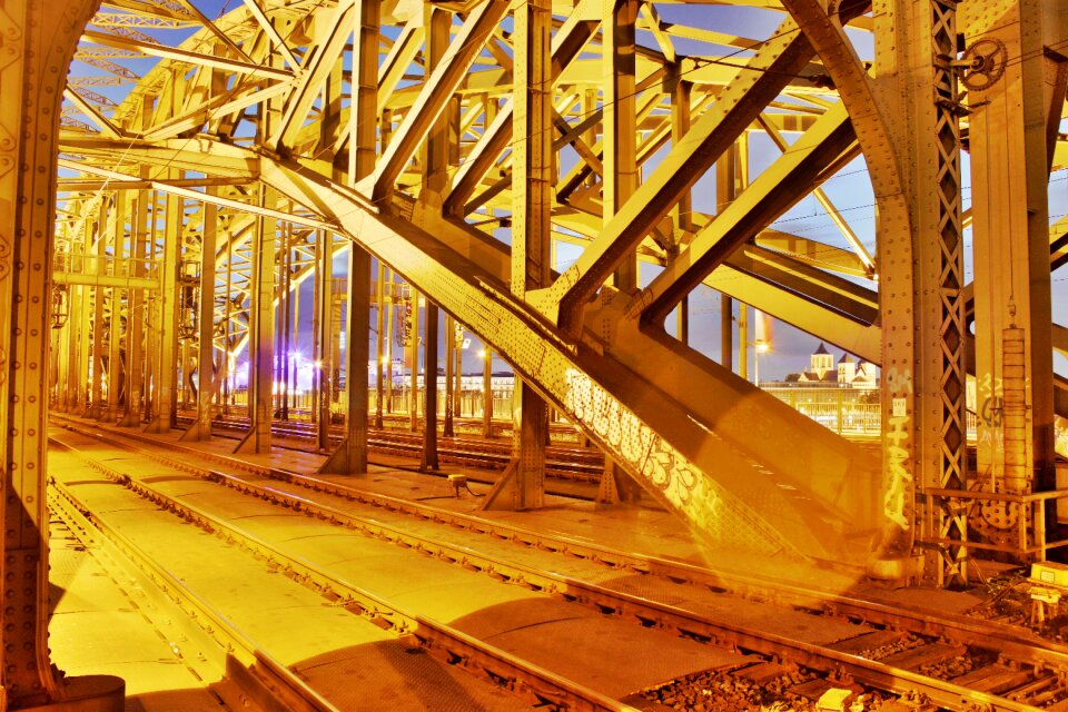 Arch railway bridge architecture