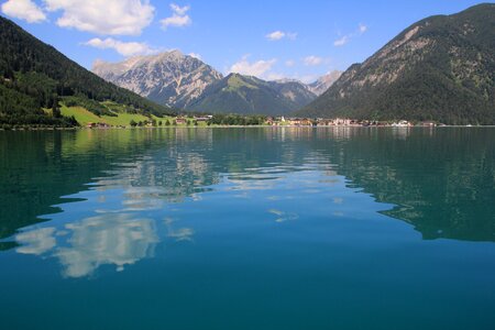 Tyrolean alps nature lake photo