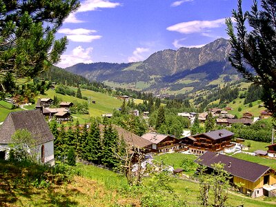 Panorama view alpine