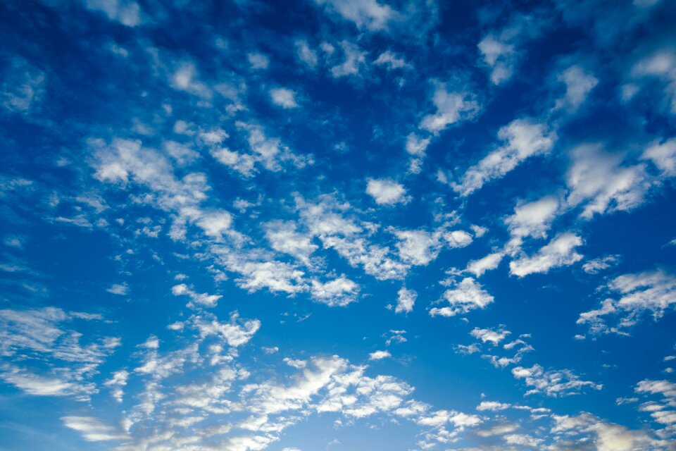 Clouds blue cloudscape