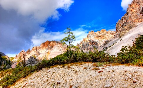 Mountains rock alpine