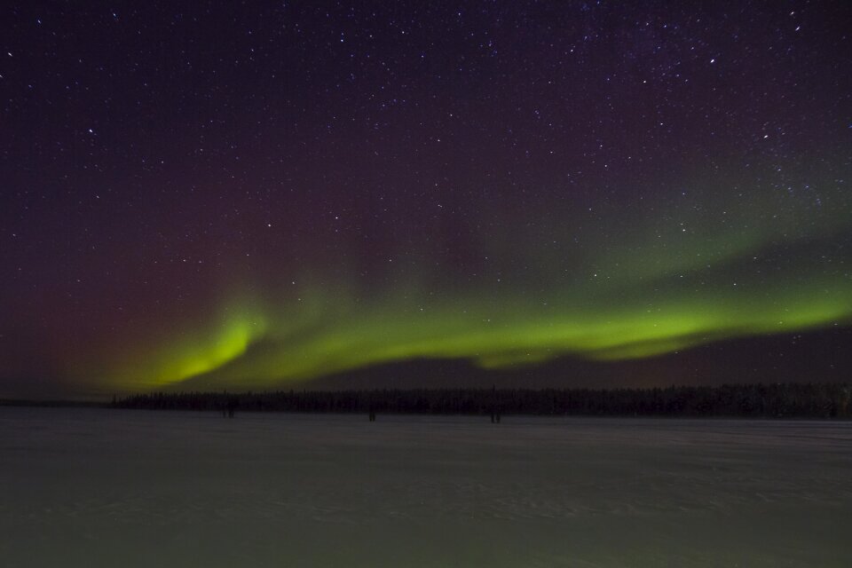 Northern lights finland lapland