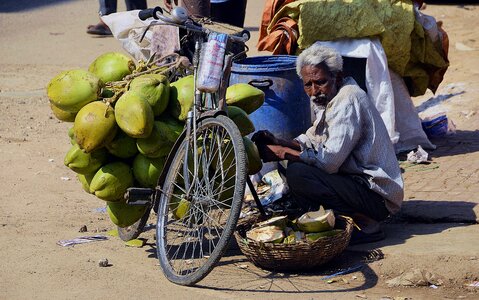 Street food juice photo