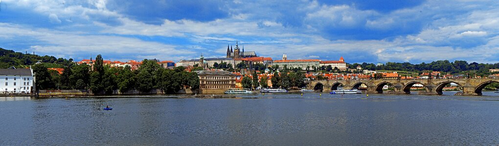 Landscape bridge prague