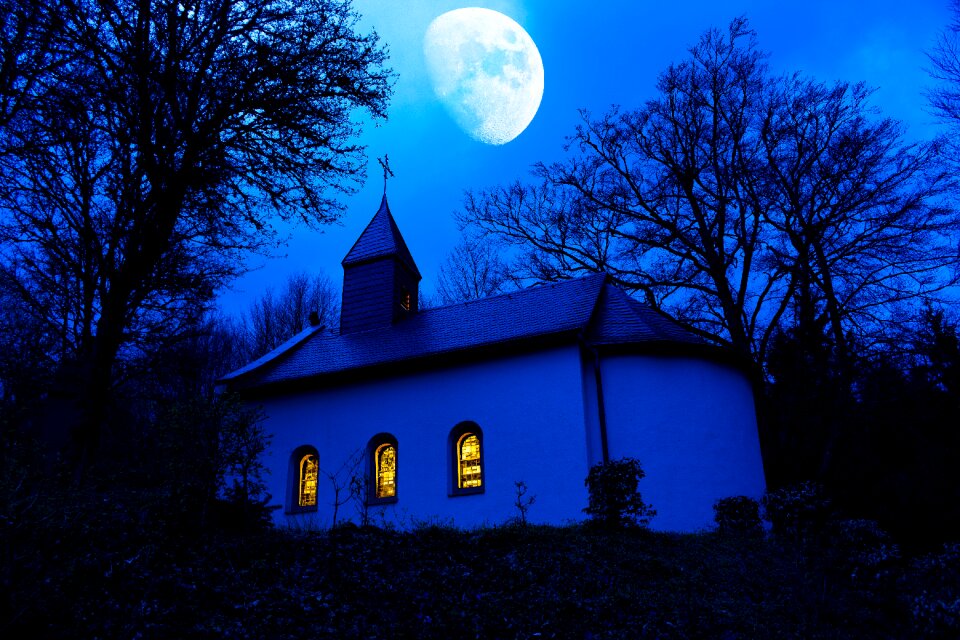 Rock moon blue